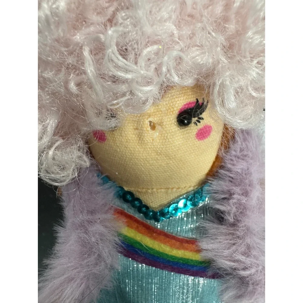 Target Pride 2024 Bird Mrs. Pride Rainbow Figurine Pink Wig Tiara 2025 Tag New